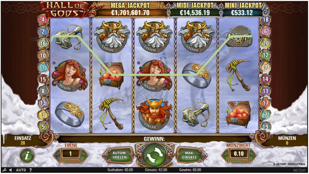 Hall of Gods Slot