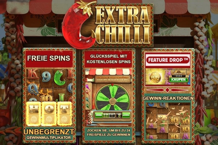 Extra Chilli Slot bei Betsson