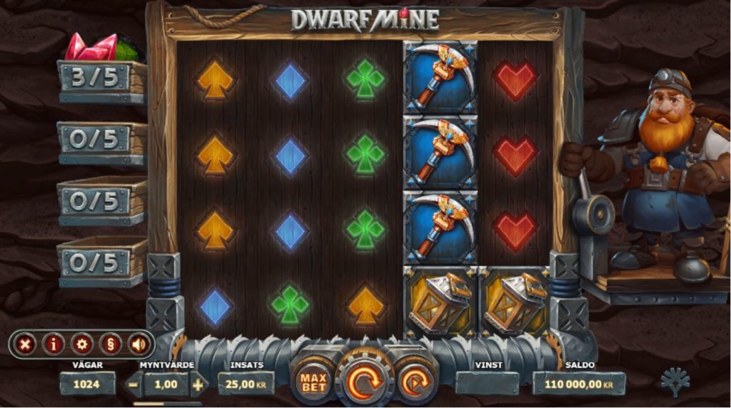 Dwarf mine gameplay