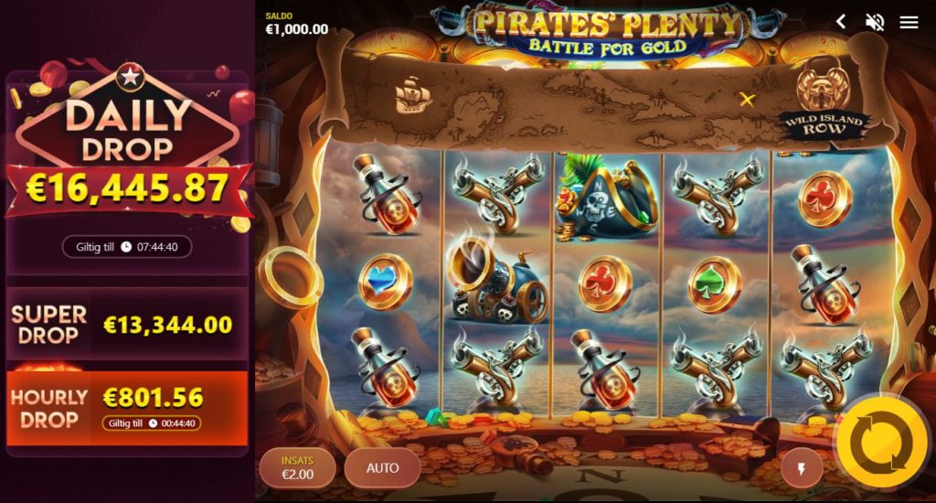 Pirates' Plenty gameplay