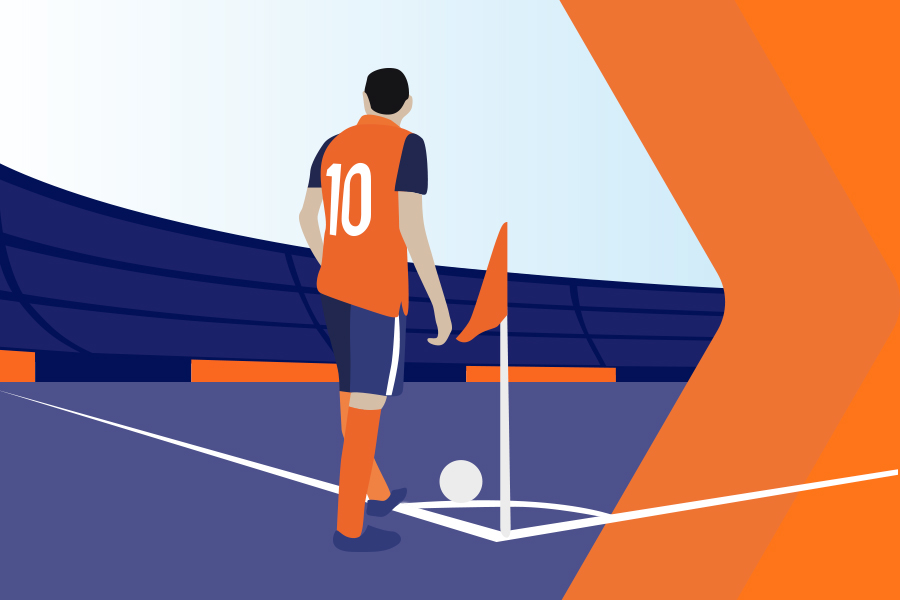 Betssons tippeguide for fotball. Du kan også spille på samme måte med annen kampstatistikk. Antall hjørnespark i løpet av kampen er et vanlig alternativ. Her blir det selvfølgelig et større tall du må forholde deg til.