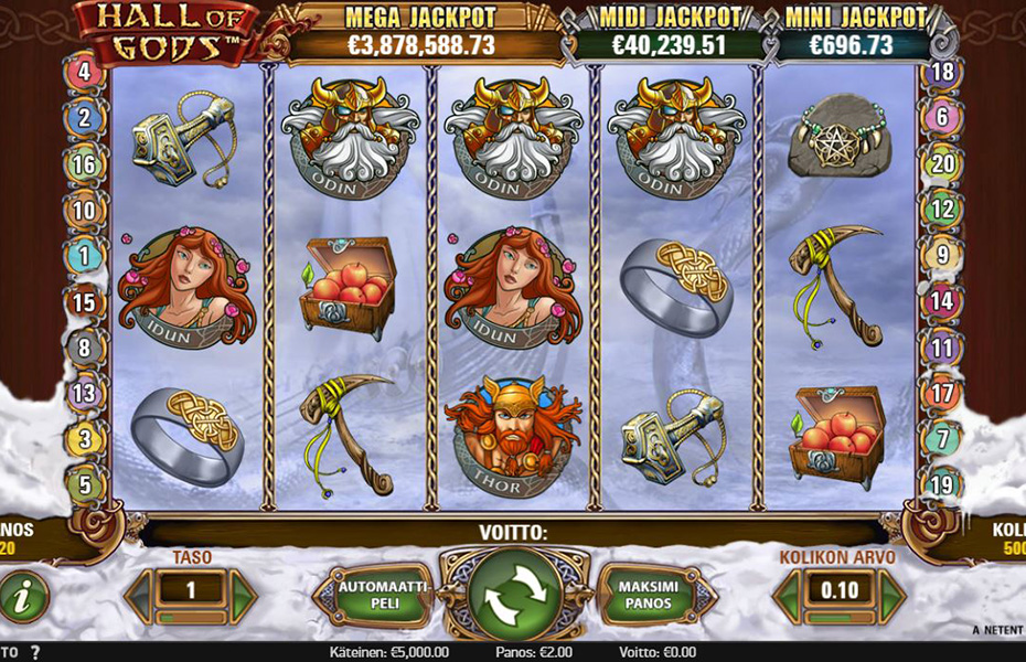 hall of gods betsson