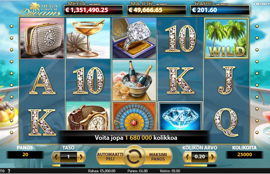 mega fortune dreams betsson