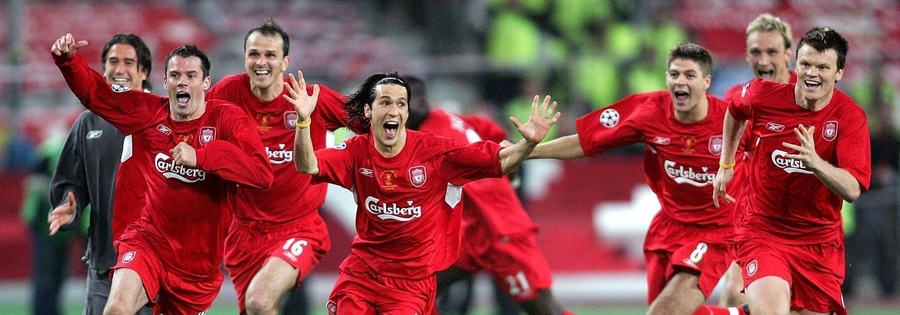 Schlußjubel Liverpool FC 2005